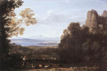 尅勞德 洛朗 Landscape with Apollo and Mercury